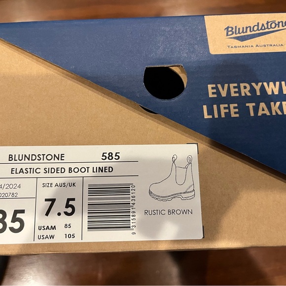 Blundstone 585 Chelsea Boot - Rustic Brown - Picture 6 of 6